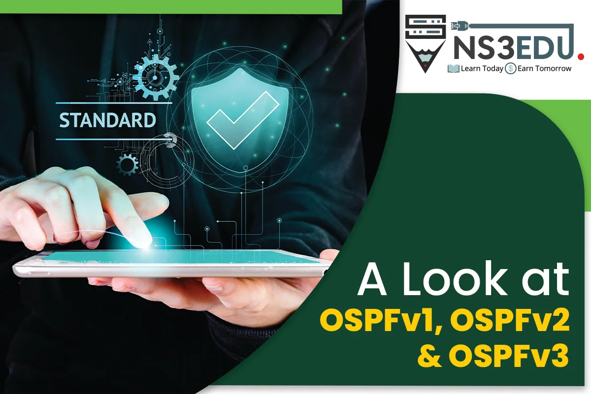A look at OSPFv1, OSPFv2 & OSPFv3